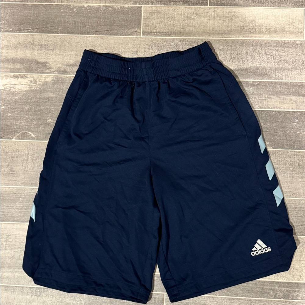 Adidas Boy's Dark Blue Athletic Shorts